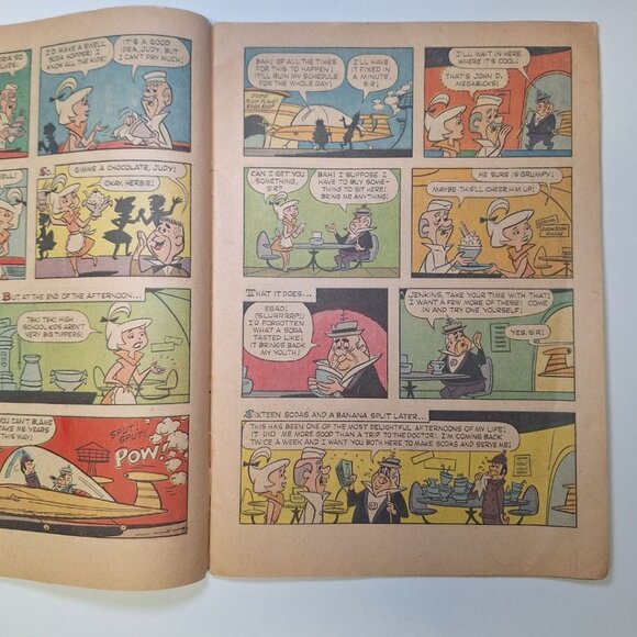 Jetsons Comic Book 10041-403 March 1964 Hanna Barbera Future Robot Rosey George - Picture 8 of 14